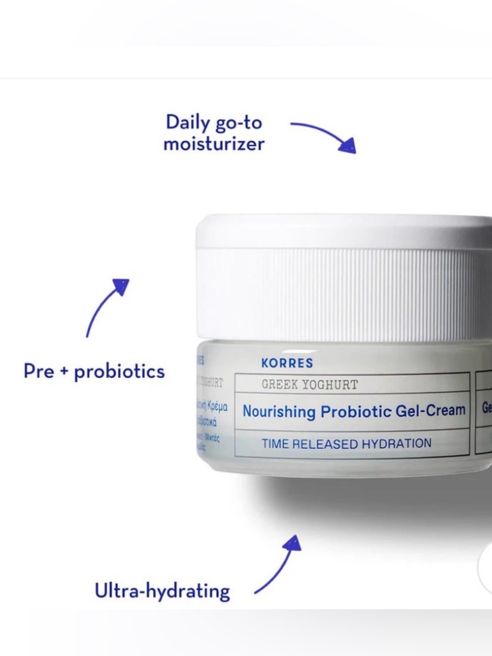 KORRES Nourishing Probiotic Gel-Cream NIB